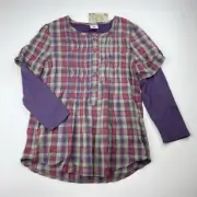 Girls size 7, Pumpkin Patch, lined lightweight cotton top, NEW