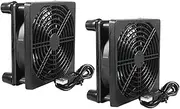 DIANN 2pcs 120mm Computer PC Fan USB Powered Fans 120x25mm Computer Cooling Fan for Desktop, Laptop, Refrigerator, Power Inverter, Server