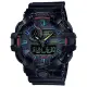 【CASIO 卡西歐】G-SHOCK AI 探索虛擬彩虹系列雙顯錶 畢業禮物(GA-700RGB-1A)