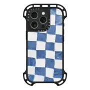 iPhone 16 Pro Ultra Bounce Case MagSafe Compatible BLUE CHECKERS