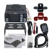 KT-5000 25W 10KM VHF UHF Transceiver Mini Mobile Radio with Separable Panel