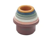Silicone Stacking Cups - Bath & Beach - Montessori/ Baby Toys - Ocean - Cherub Baby