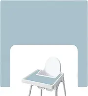 High Chair Placemat for IKEAS Antilop, Silicone Baby Highchair Placemat, Non-Slip Baby High Chair Food Mat, Highchair Dining Table Mats, for Toddler, Babies & IKEAS Highchair Accessories