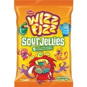 WIZZ FIZZ SOUR JELLIES 120G