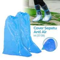 在飛比找蝦皮購物優惠-Safebet 雨衣鞋防水鞋套 PVC 防滑藍色 OMTP2