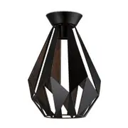 Eglo Carlton Geometric Steel Batten Fix