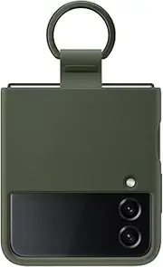 Samsung Galaxy Z Flip 4 Case | Silicon Cover Ring |Khaki