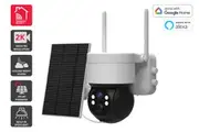 Kogan SmarterHome 4MP Outdoor PTZ Spotlight Smart Security Camera with Solar Panel