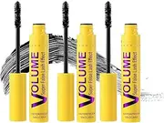 Bubble Mascara - Smudge-Proof, Clump-Proof, Waterproof Formula, Volumizing & Defining Mascara for Full, Can Be Layered to Boost Curl, Long-Lasting Glam Black, 65g (3Pcs)