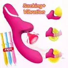 Powerful Sucking Vibrator Clitoris Stimulator G Spot Female Vacuum Adult Sex Toy