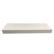 Rok Hardware Single Piece Floating Kitchen Shelf, 42 Inch Length, White Oak