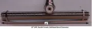 UHF Double Female Bulkhead Connector With Nuts 10" Long 16 Point For PL-259 Conn