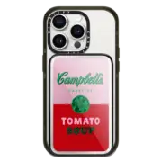 PowerThru Power Bank Mirror Slim Power Bank MagSafe Compatible Campbell PowerThru Power Bank (Pink and Red)