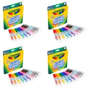 40pc Crayola Ultra Clean Classic Colours Washable Broad Line Markers For Kids 4+