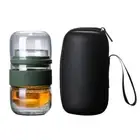 Portable Tea Set Travel Coffee Tumbler Tea Filter Cup Drinking Bottle