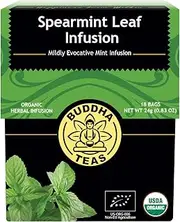 Buddha Teas Organic Non-Caffeine Spearmint Tea 18 Teabags