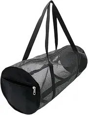Perfeclan Sports Ball Mesh Bag Basketball Bag Multifunctional Breathable Trendy Gym Training Net Handbag for Adults for Surfing Fitness