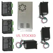 US Shipping 3 Axis CNC Kit 425oz.in Nema 23 Stepper Motor & KL-5042E Driver