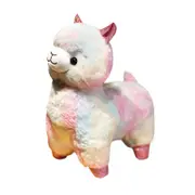 Catzon Rainbow Luminous Alpaca Plush Toys Birthday Gift for Girls