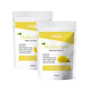 Mullein Leaf Tea Bags Herbal Lung Cleansing Breathing Cough Relieve Tea 40 BAGS