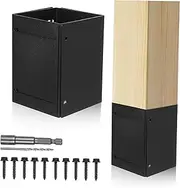 Fence Post Protector Kit Adjustable Mailbox Post Cap Enhances Aesthetic Appeal