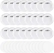 Happizza Acrylic Button Pins Badge Clear Pins Buttons Badges Kit,DIY Pin Buttons, Button Maker Blanks for Christmas Craft Supplies