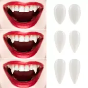 3 Pairs Vampire Fangs for Women Costume Accessories Cosplay Teeth