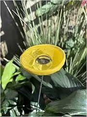 Bee Watering Station, Bee Watering Station for Garden, Butterfly Puddler, Hummingbird Drinking Cups, Pollinator Watering Station, Insect Flower Drinking Cup for Outdoor Garden Yard Art Décor (1PC-C)