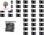 Deck Clips Pack of 36 | Grooved Decking Clips and Deck Screws |