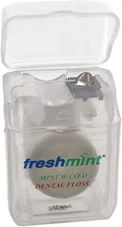 Freshmint 144 Spools of 12 Yards Mint Waxed Dental Floss