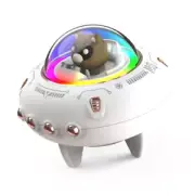 Spaceship Shape Speaker Desktop Cute Wireless Speaker With