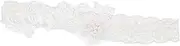 [DEARMAMY] 2pcs Elegant Lace Garter for Brides Chic Leg Decoration Wedding Accessories Comfortable Elastic Design for Weddings Parties