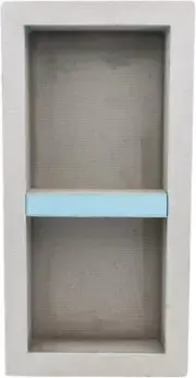 Houseables Shower Niche, Insert Storage Shelf, 12x28" Installation Size: 13"x29"