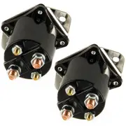 [MaXpeedingrods] 2x 12V Solenoid Switch 1013609 for Club Car compatible for DS 1984-Up and Precedent Gas compatible for Golf Cart
