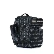 25 L BackPack (Black Bandana) Molle Bag, Backpack for Men and Women, Day Travel