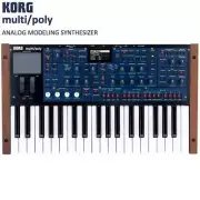 KORG multi / poly ANALOG MODELING SYNTHESIZER Keyboard 37 Key Gig Bag New