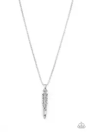 Paparazzi ~ Mysterious Marksman ~ Silver Necklace