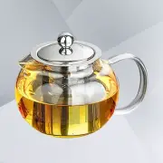 1300 Ml Stainless Tea Infuser Teapot with Teacup and Lid Kettle
