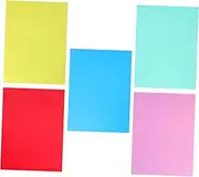 LAPYAPPE 5pcs Translucent Gelatin Light Filter Transparency Color Film Photographic Film Light Gel Light Diffuser Film Lighting Filter Kit Photography Gels Flash Gels Correction Gel