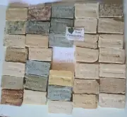 34 BARS GOAT MILK SOAP HAPPY GOAT CREAMERY LOTS OF BARS ALL DIFFERENT TYPES SOAP