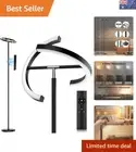 Contemporary Standing Lamp with Stepless Dimming & Adjustable Color Temp