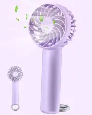 Portable Handheld Fan, Mini Portable Fan, 2000mAh Rechargeable USB Fan, 3 Spe...