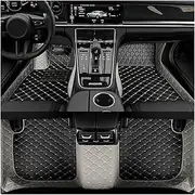 Floor Mats Splicing Color Car Floor Mat for Renault Koleos Duster Fluence Kadjar 2008-2022 Interior Car Accessories Anti Slip Mat(Brown Grey 5,Koleos 2017-2022)
