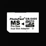 For Sony PSP MicroSDHC to Memory Stick MS Pro Duo Card Adapter, Double TF slot