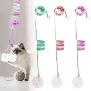 Cat Spring Toys Interactive Springs Cat Toys With Fur Ball for Cat Kitten Pets