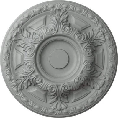 Ekena Millwork Ceiling Medallions 23.5" Polyurethane Nail Urethane Primed White