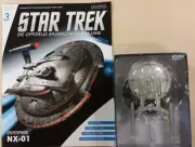Star Trek NX-01 ENTERPRISE DIE-CAST & RESIN SPACESHIP MODEL & MAGAZINE #4 NMIB!