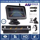 Wireless Solar Magnetic Reverse Backup Camera+4.3" Monitor DVR For Truck Caravan