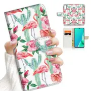 ( For Vivo Y11s ) Flip Case Cover AJ23676 Flamingo Cactus