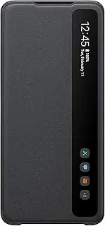 Samsung Galaxy S20 Ultra Case, S-View Flip Cover - Black (US Version )